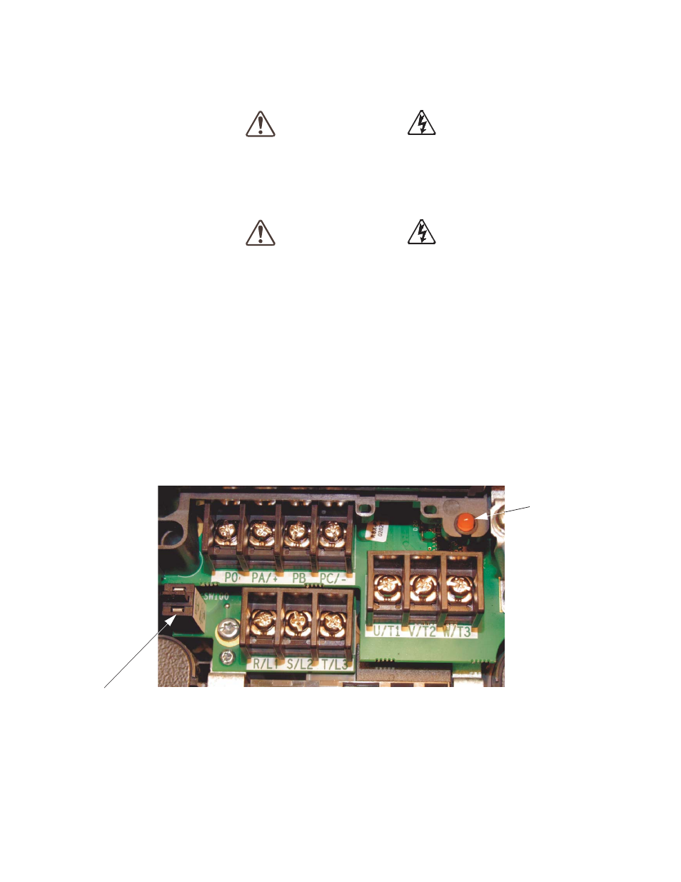 Connecting the h9 asd, Power connections, Figure 2 on pg. 16 | Danger | Toshiba H9 User Manual | Page 24 / 289