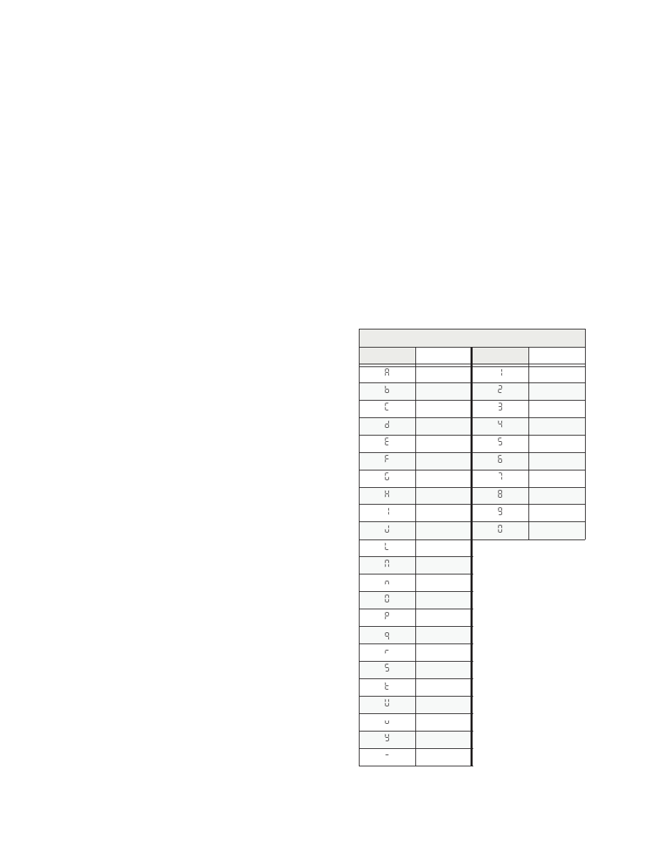 Led display, Led character/font information | Toshiba H9 User Manual | Page 38 / 289