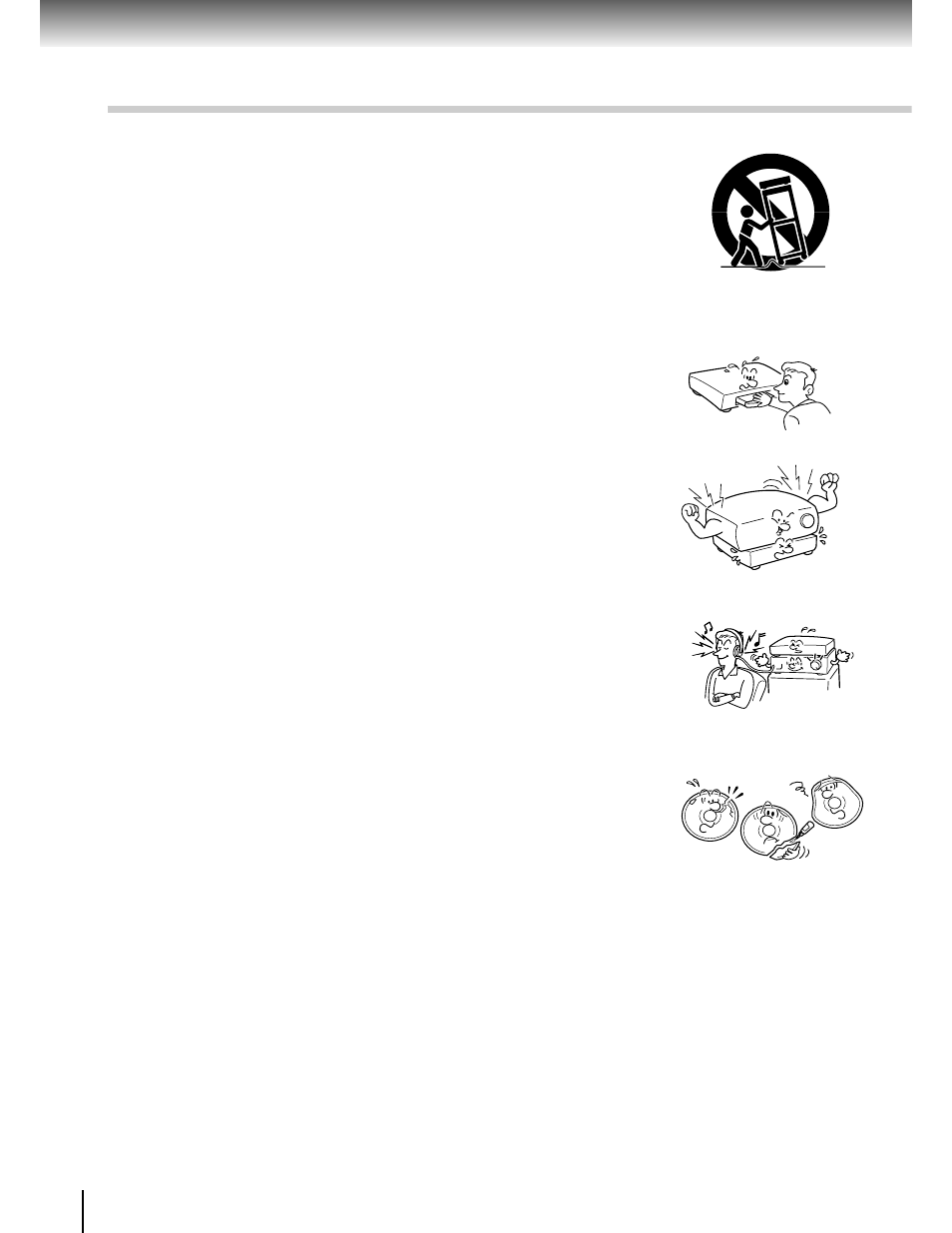 Important safety instructions | Toshiba SD-3205 User Manual | Page 6 / 47