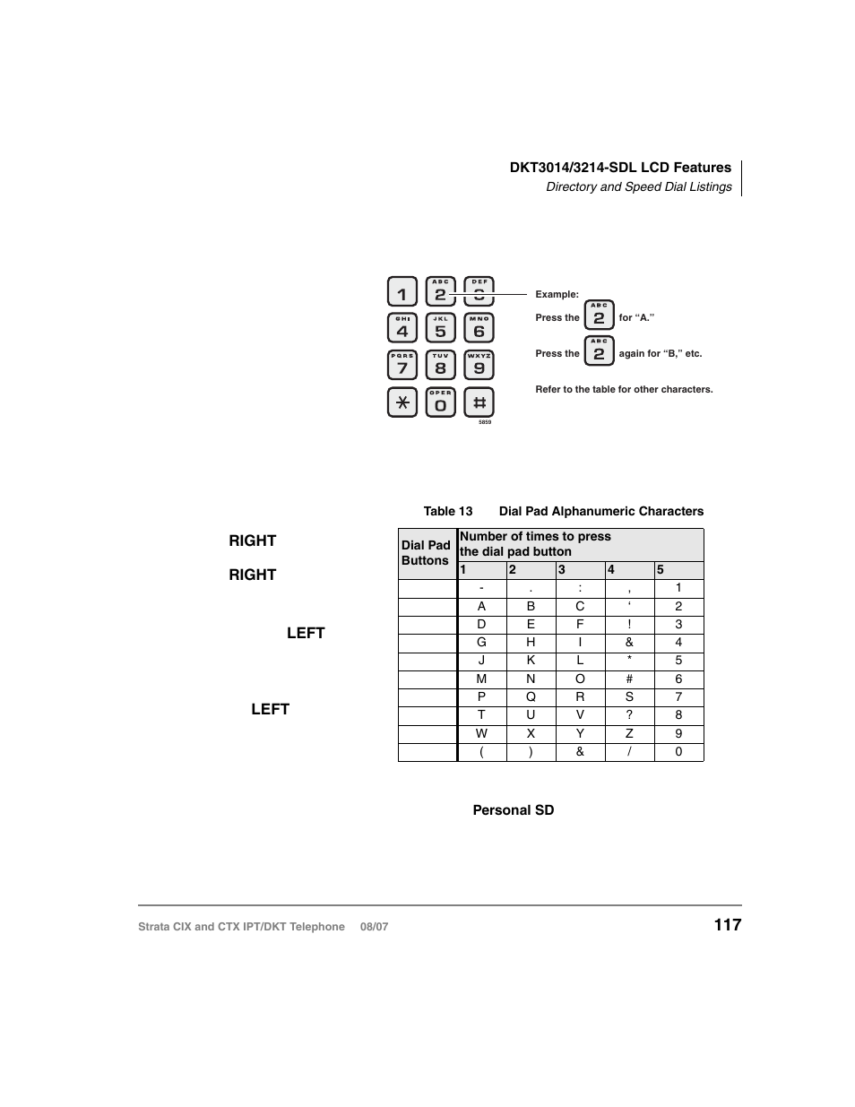 For instructions on entering, And pressing the | Toshiba STRATA CIX DKT User Manual | Page 135 / 171