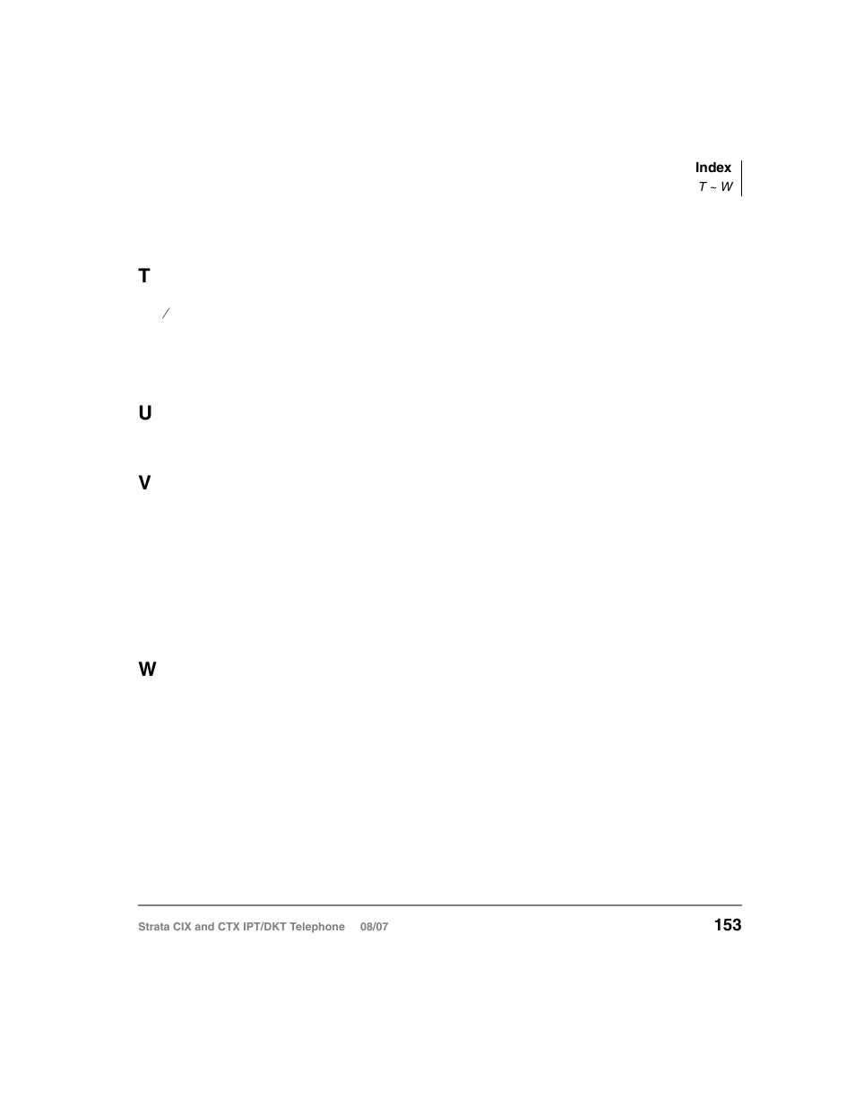 Toshiba STRATA CIX DKT User Manual | Page 171 / 171