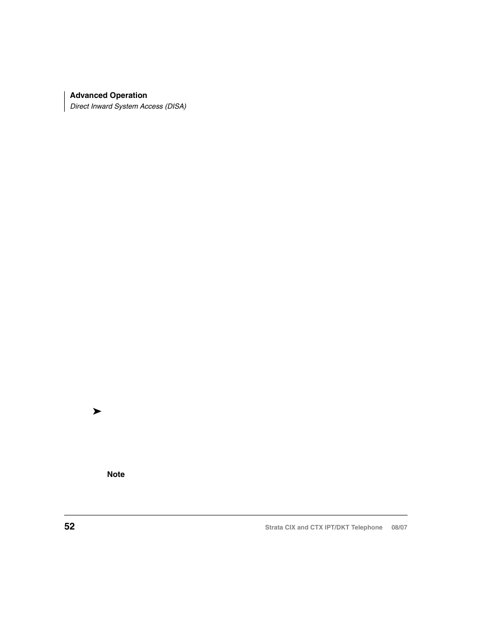 Direct inward system access (disa), Direct station selection buttons (hotline) | Toshiba STRATA CIX DKT User Manual | Page 70 / 171