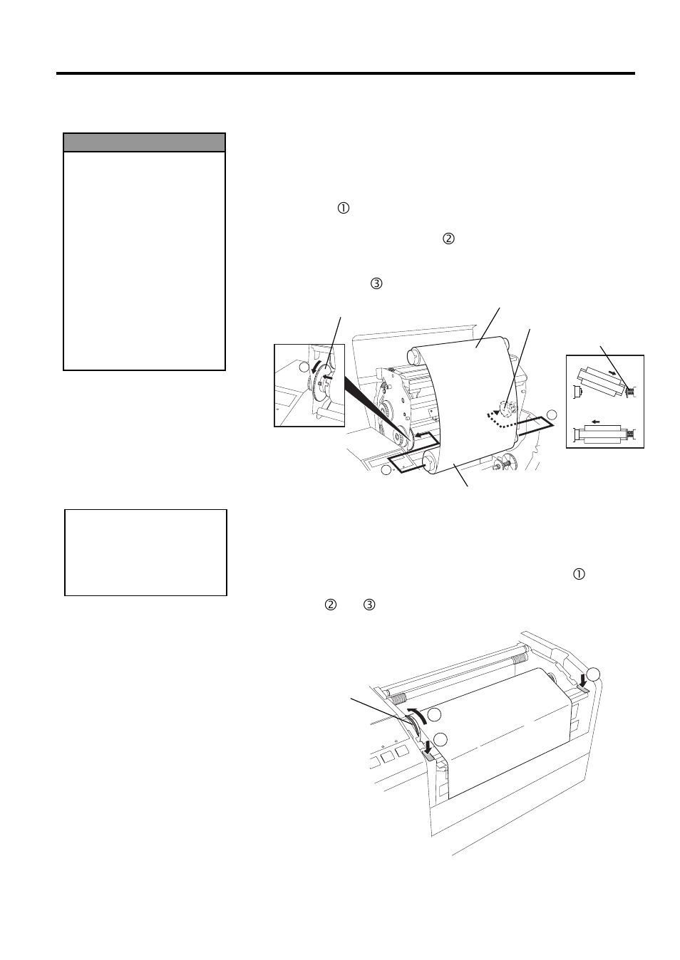 Loading the ribbon, 9 loading the ribbon | Toshiba B-850 User Manual | Page 23 / 116