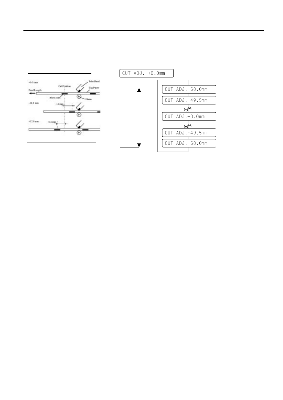 A4.4 printer parameter fine adjustment (cont.) | Toshiba B-850 User Manual | Page 83 / 116