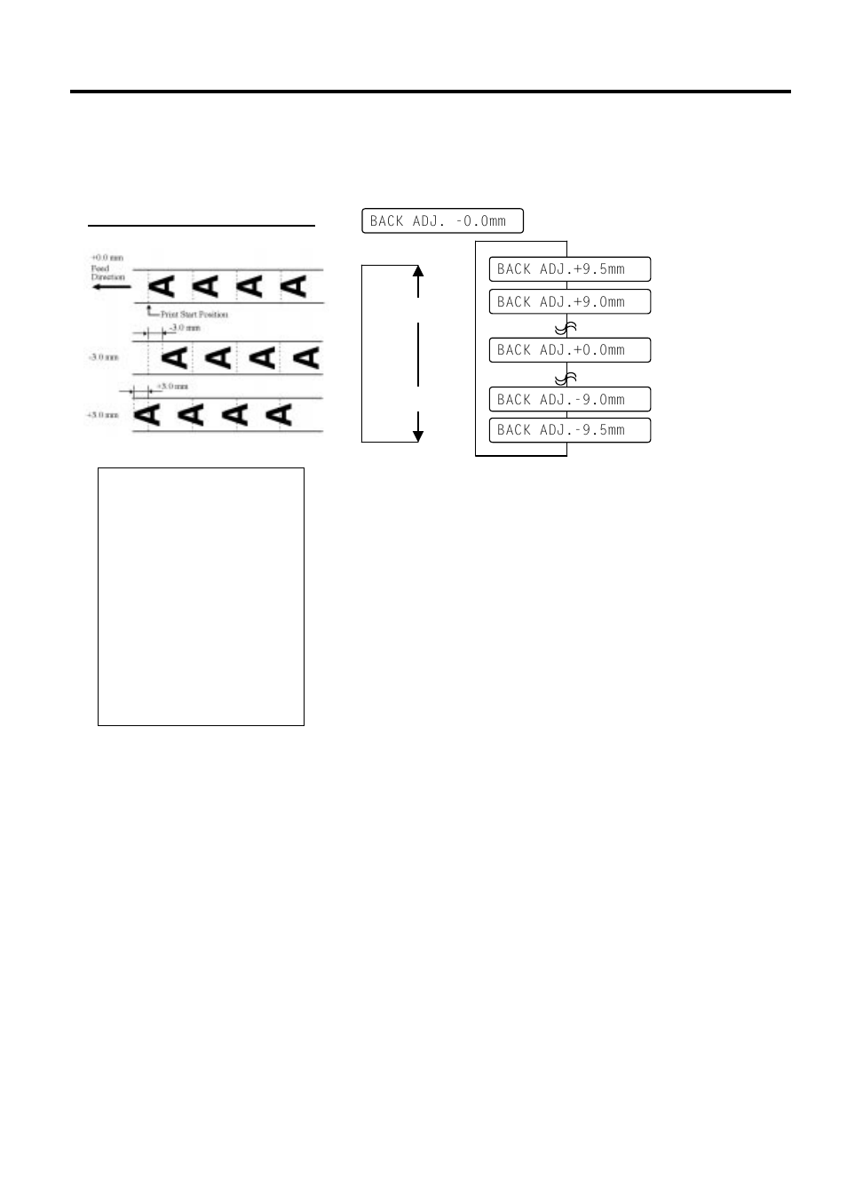 A4.4 printer parameter fine adjustment (cont.) | Toshiba B-850 User Manual | Page 84 / 116