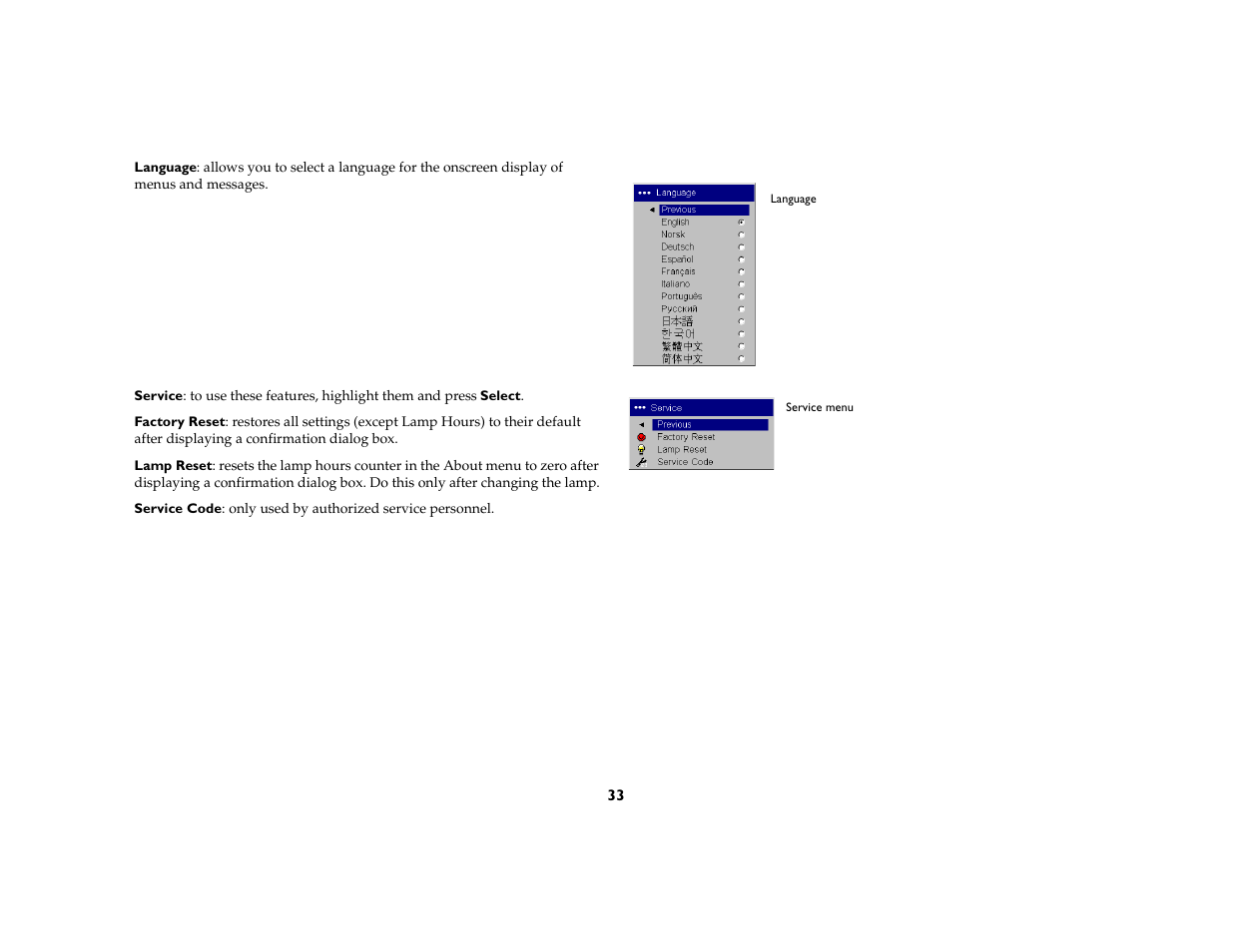 Toshiba TDP-P6 User Manual | Page 33 / 40