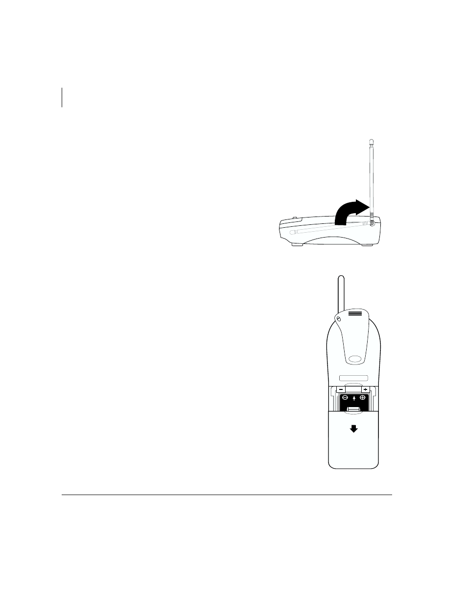 Step 6, Raise the base unit antenna, Step 7 | Install handset battery, Answering transferred call, Step 6: raise the base unit antenna, Step 7: install handset battery | Toshiba DKT2104-CT User Manual | Page 28 / 104
