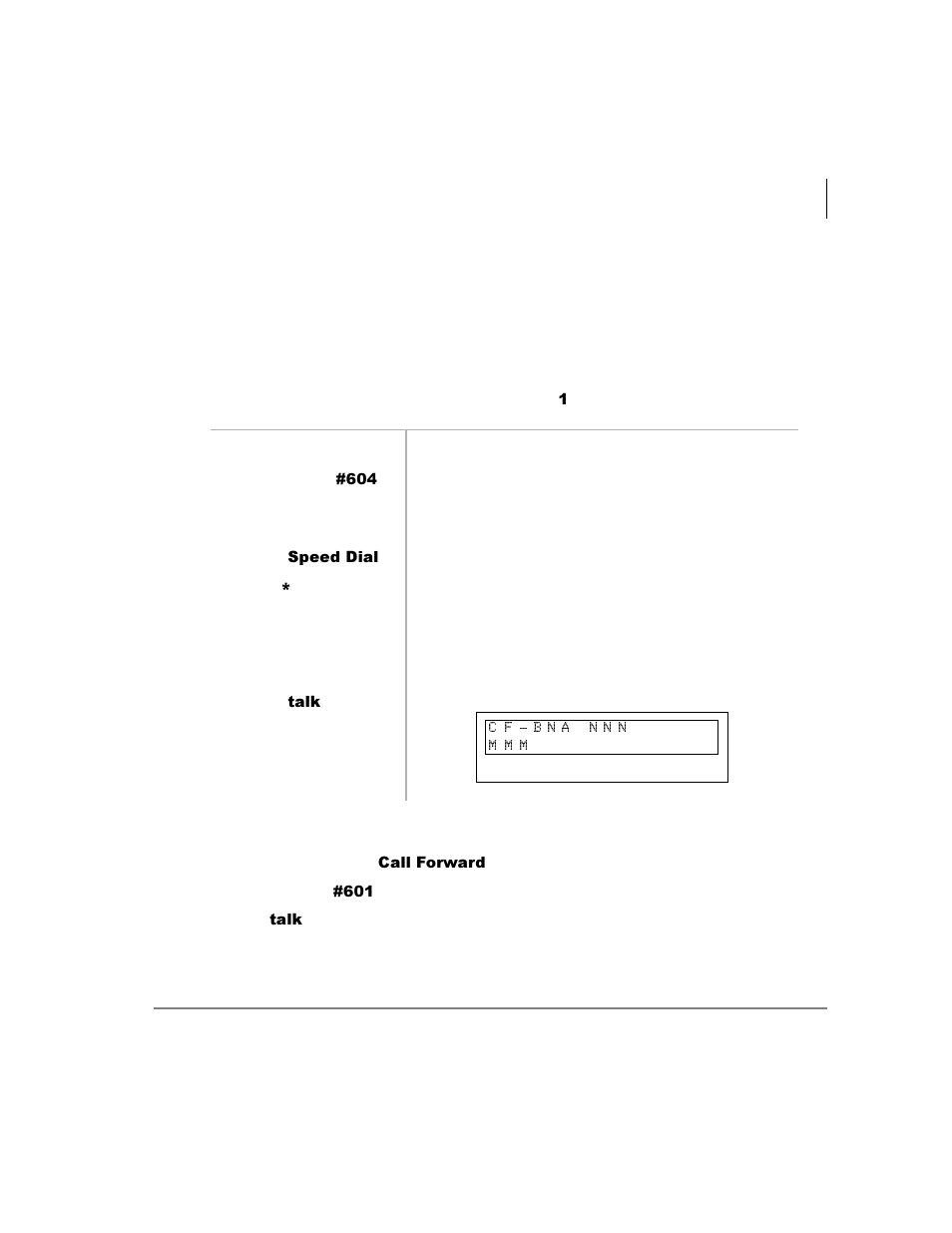 Call forward–busy/no answer, Call forward–cancel, Call forward–busy/no answer call forward–cancel | Toshiba DKT2104-CT User Manual | Page 59 / 104