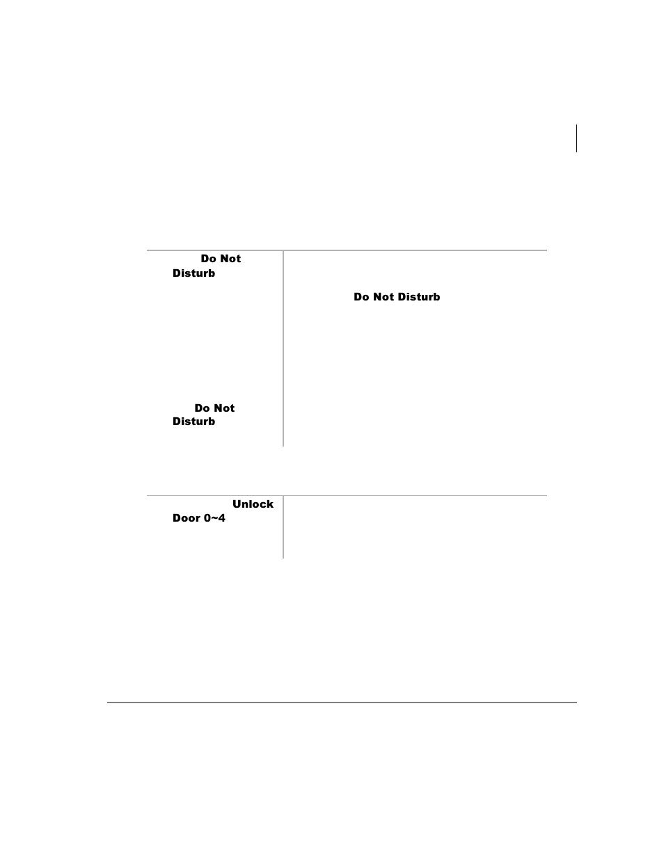 Do not disturb, Door unlock, Do not disturb door unlock | Toshiba DKT2104-CT User Manual | Page 65 / 104