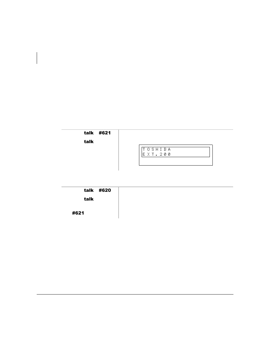 Lcd name/number display, Clear the displayed name/number | Toshiba DKT2104-CT User Manual | Page 70 / 104