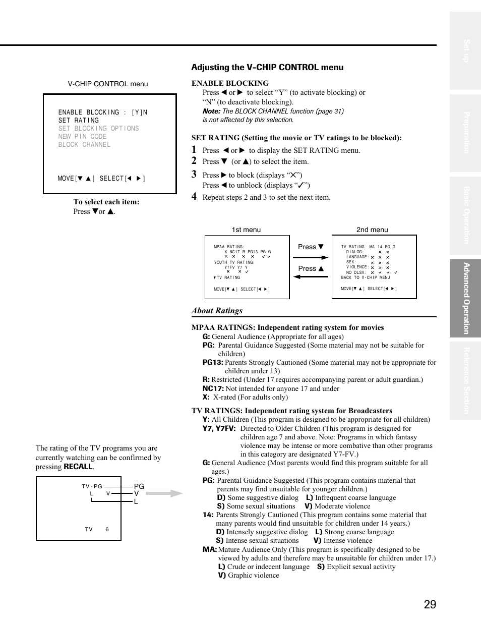 Toshiba 32A41 User Manual | Page 29 / 35