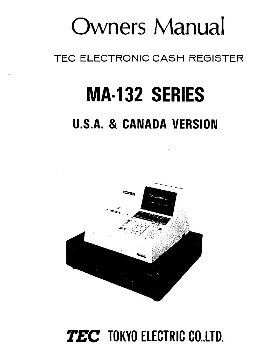 Toshiba MA-132 SERIES User Manual | 52 pages