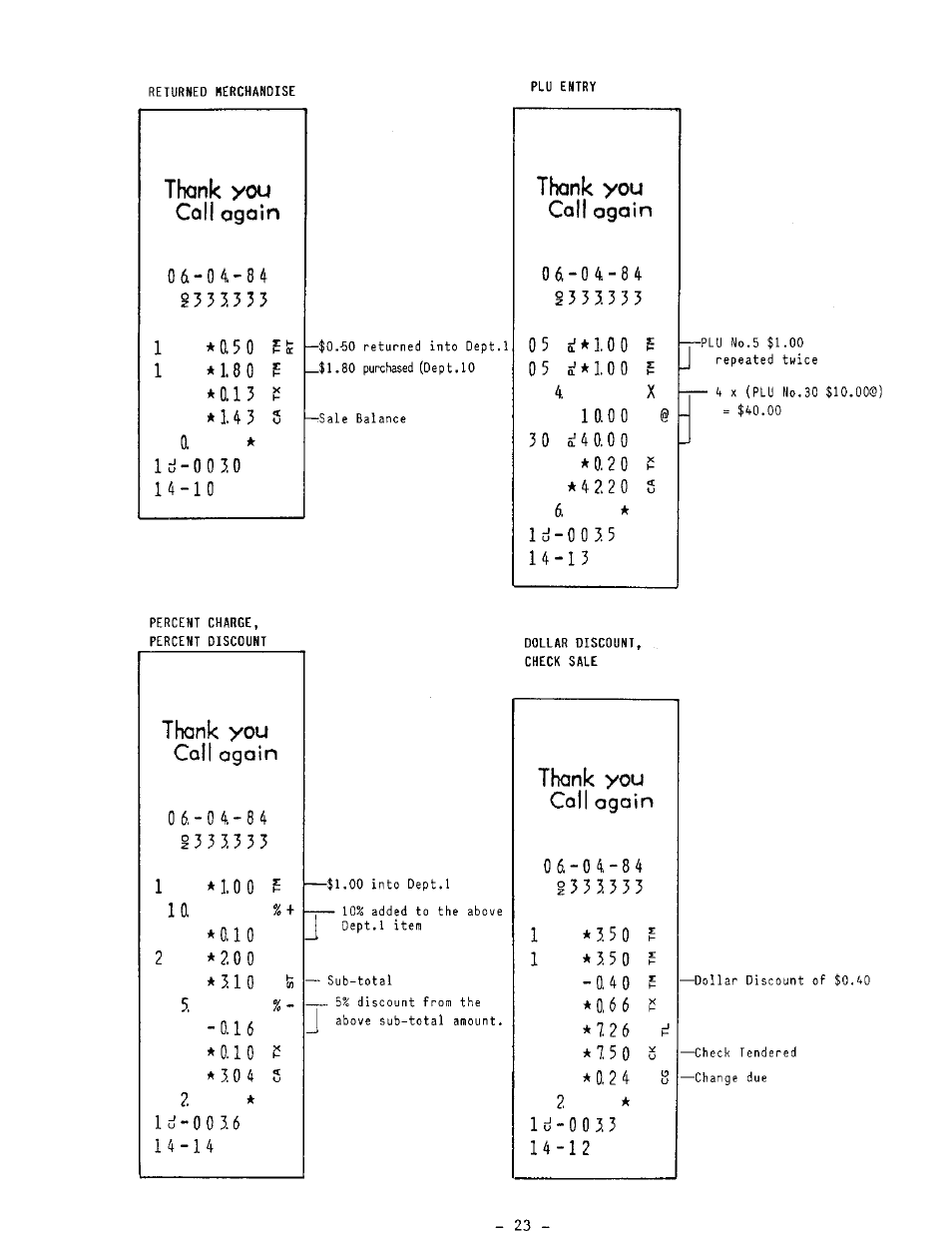 Thank you, A i 3, L a o o | H - * 1 . 4 3 | Toshiba MA-132 SERIES User Manual | Page 27 / 52