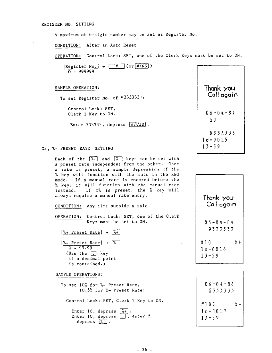 Thank you | Toshiba MA-132 SERIES User Manual | Page 40 / 52