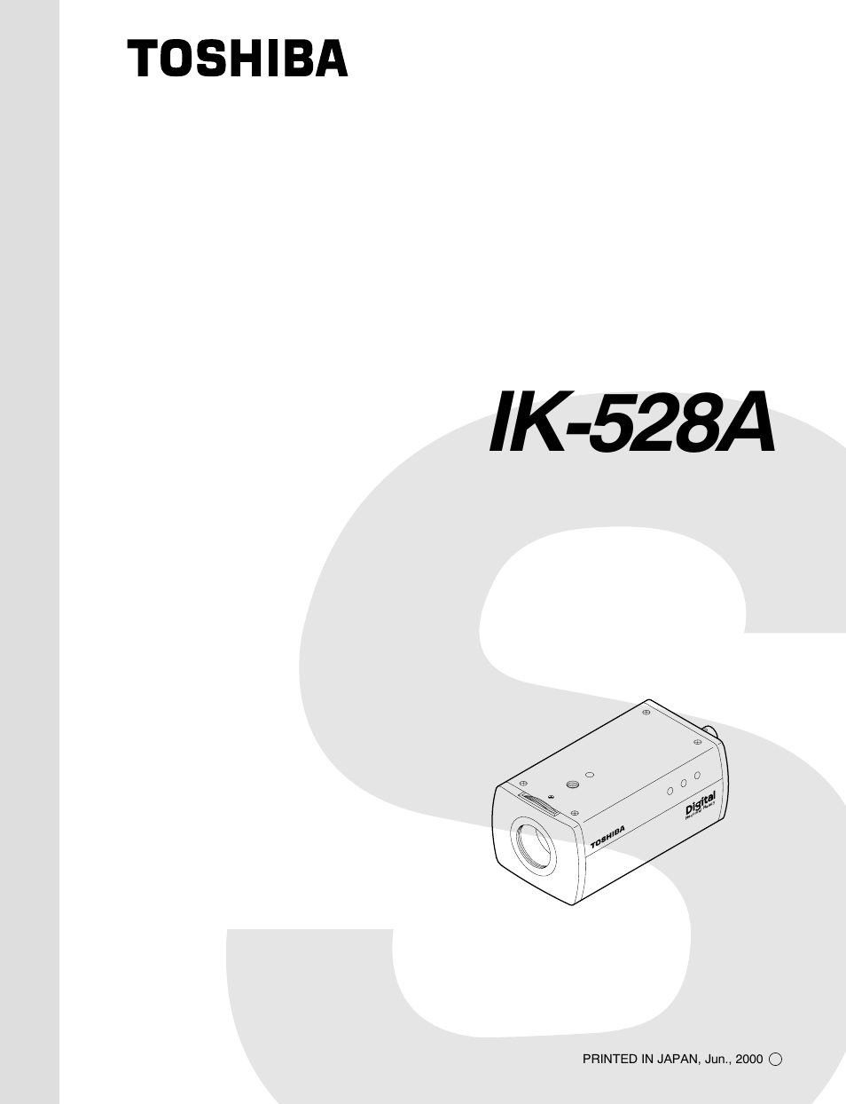 Toshiba IK-528A User Manual | 10 pages