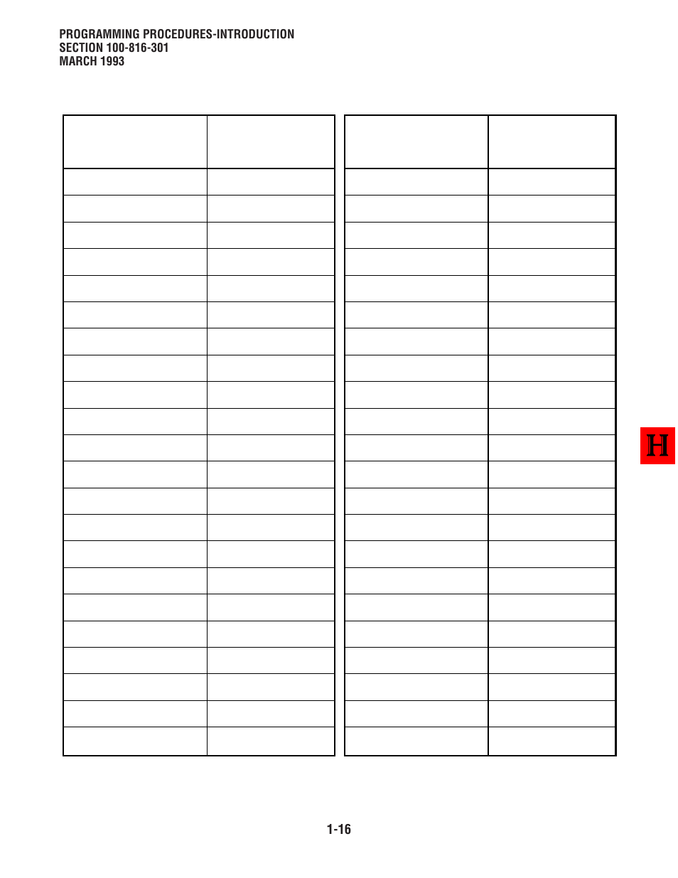 Table 1-h telephone button labels | Toshiba Strata DK 16 User Manual | Page 20 / 154