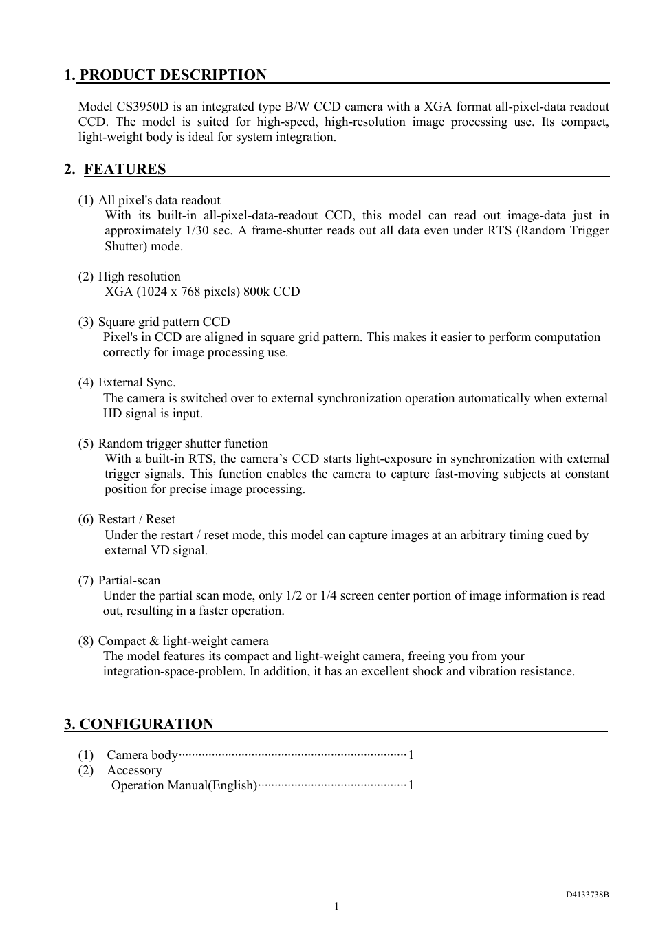 Toshiba CS3950D User Manual | Page 7 / 23