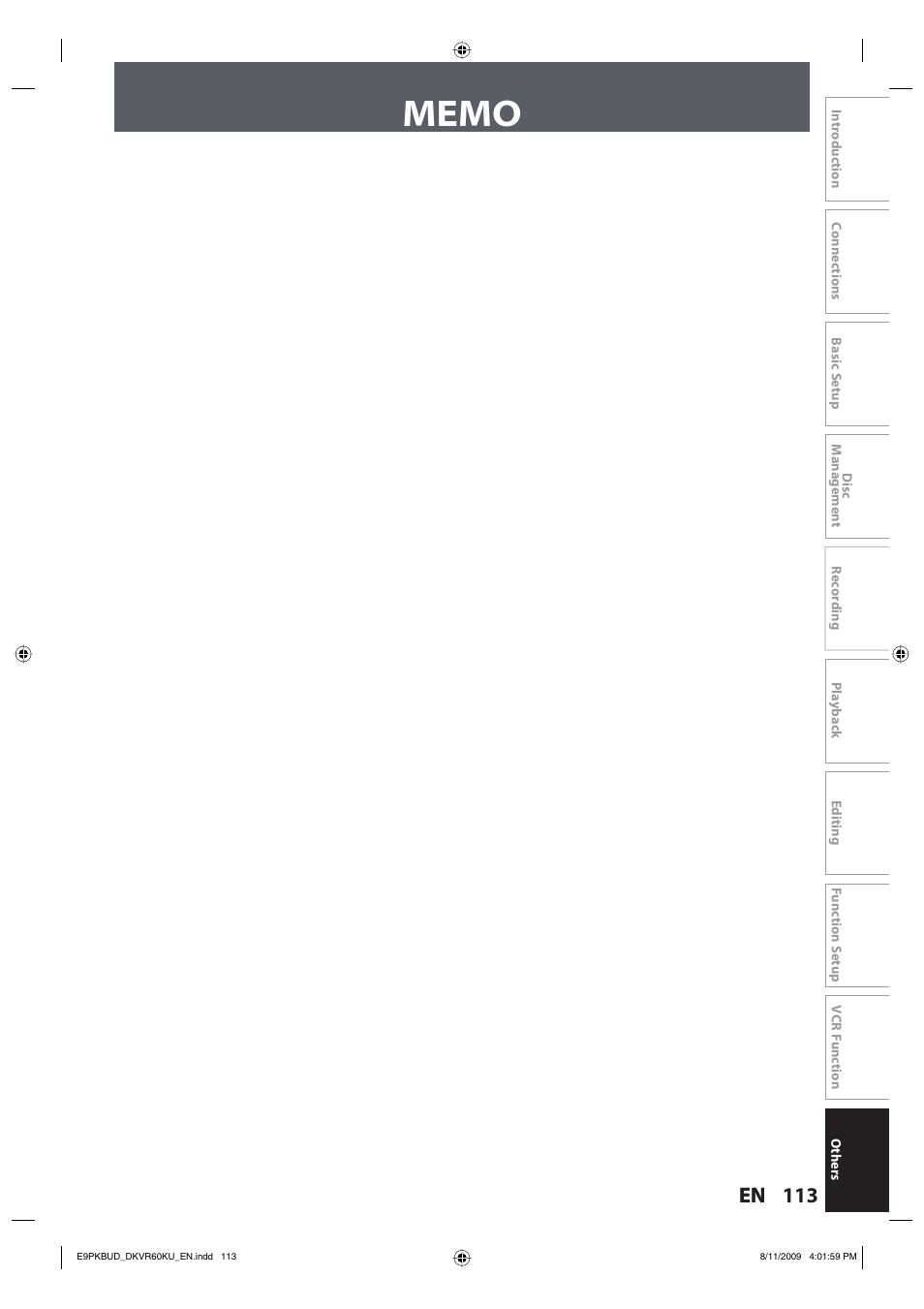 Toshiba DKVR60KU User Manual | Page 113 / 113
