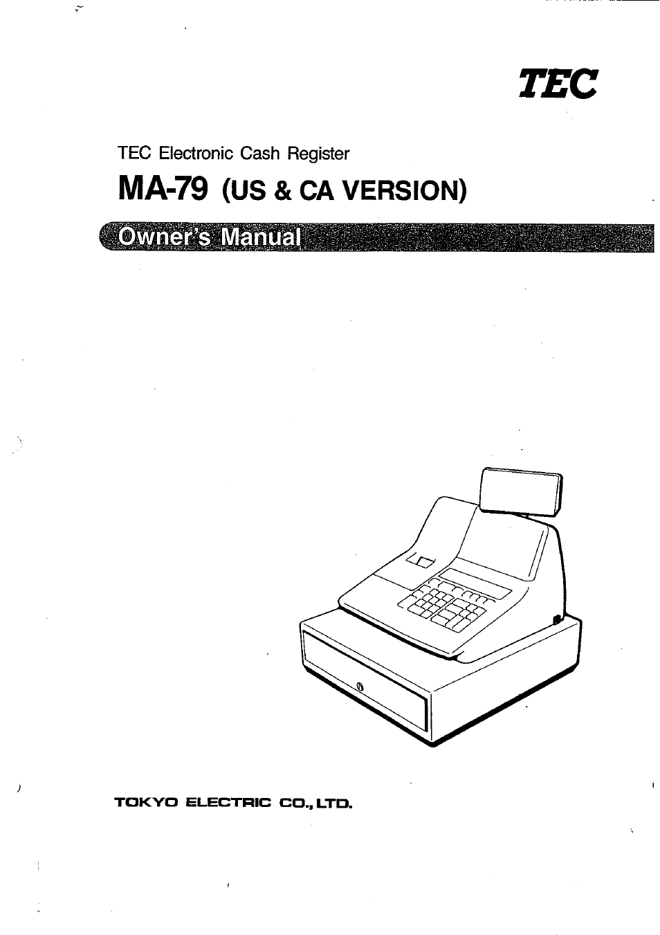 Toshiba TEC MA-79 User Manual | 72 pages