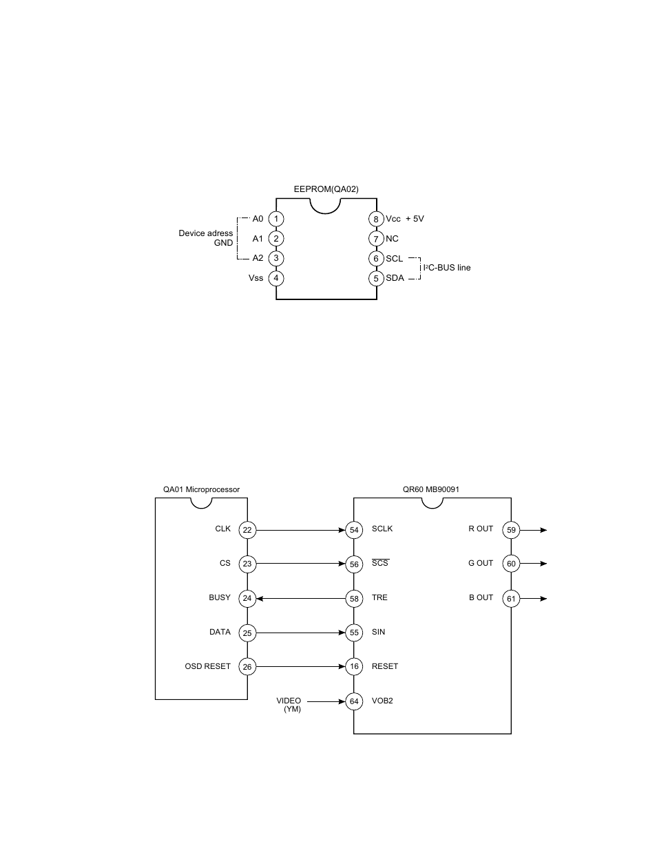 Eeprom (qa02) 6. on screen function, Eeprom (qa02), On screen function | Toshiba TW40F80 User Manual | Page 21 / 101