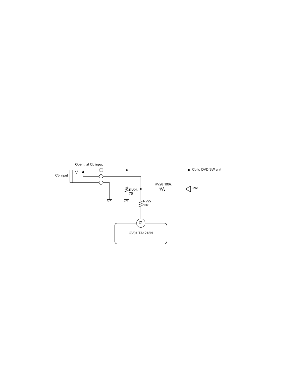 Section iv: dvd switch circuit, Dvd switch block diagram, Outline | Toshiba TW40F80 User Manual | Page 35 / 101