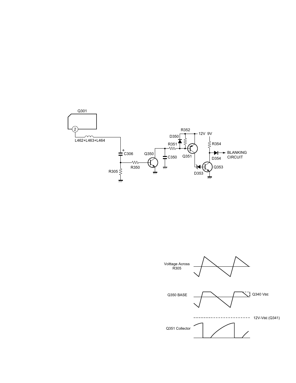 Protection circuit for v deflection stop, 4. v linearity characteristic correction | Toshiba TW40F80 User Manual | Page 63 / 101