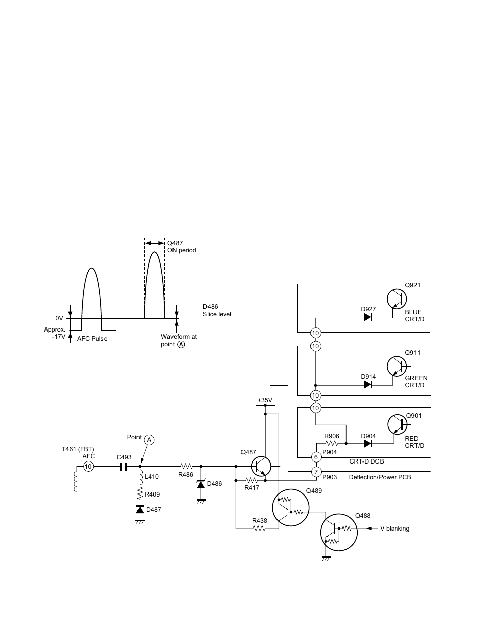 3. h blanking | Toshiba TW40F80 User Manual | Page 73 / 101
