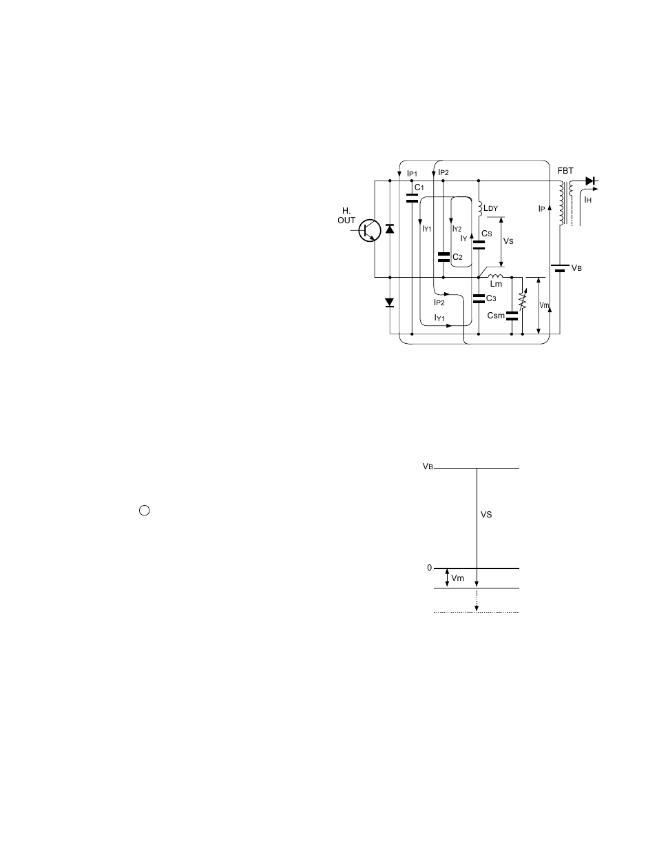 Diode modulator circuit, Actual circuit | Toshiba TW40F80 User Manual | Page 83 / 101