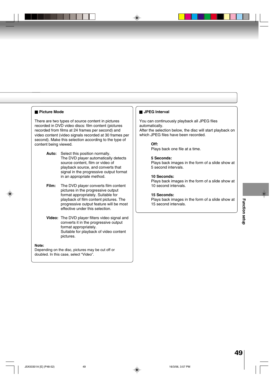 Toshiba 15DLV16 User Manual | Page 49 / 60