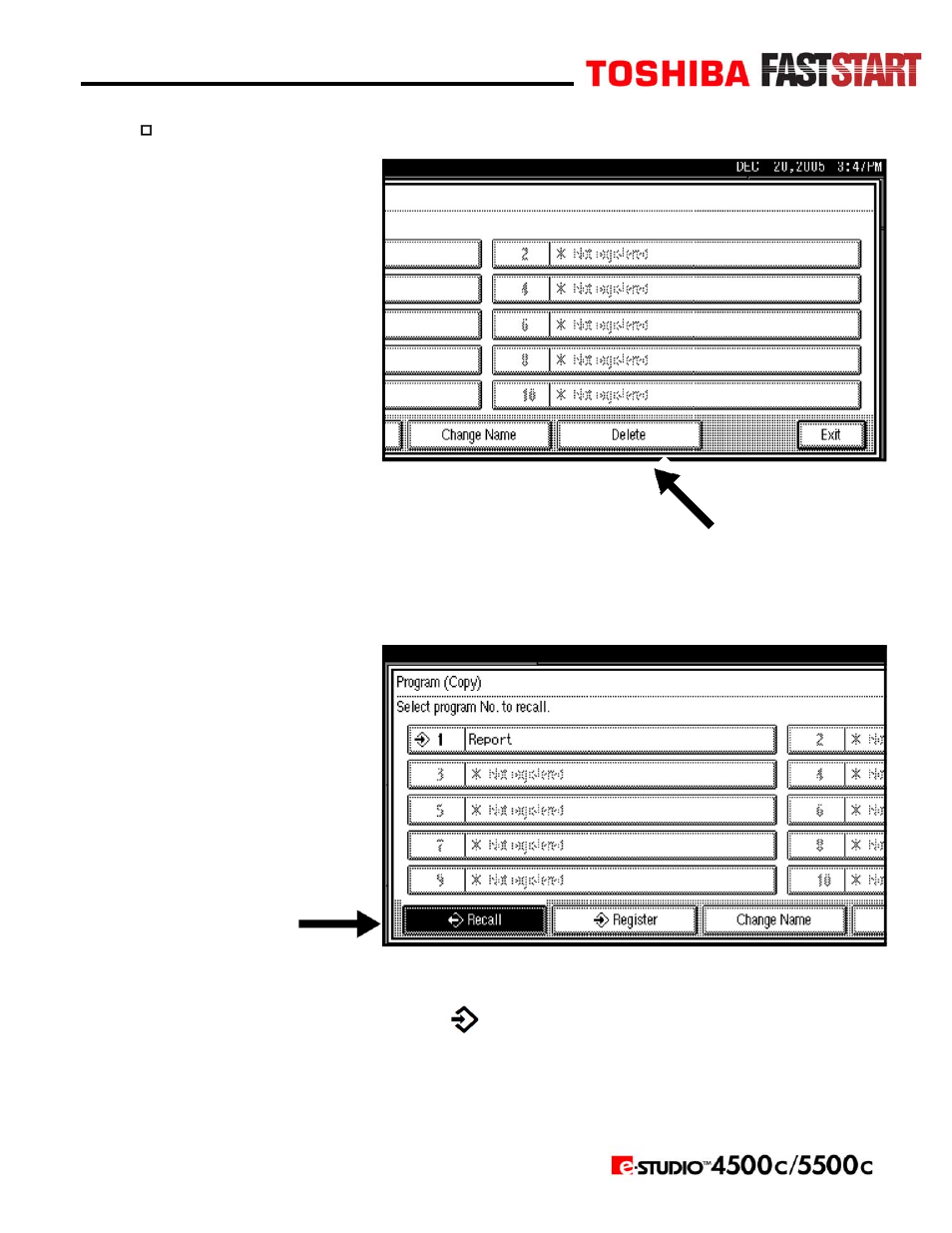 Job programs (cont’d.) | Toshiba e-STUDIO5500c User Manual | Page 24 / 25