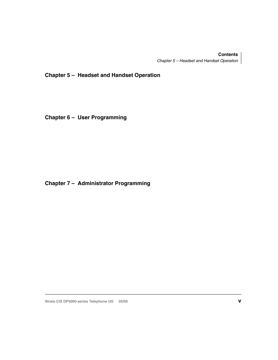 Toshiba STRATA DP5000 User Manual | Page 11 / 142