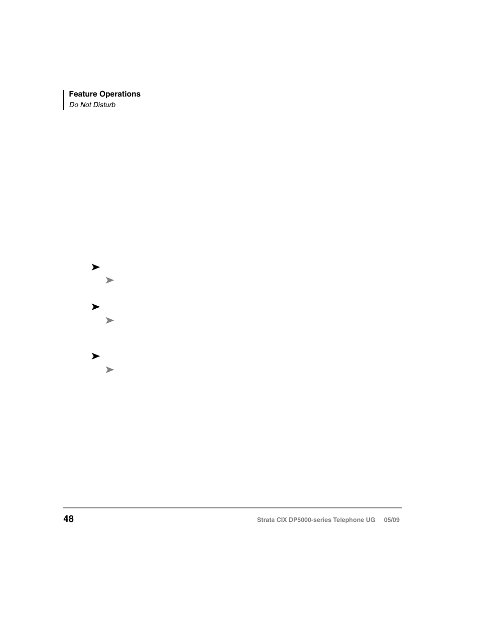 Do not disturb | Toshiba STRATA DP5000 User Manual | Page 64 / 142