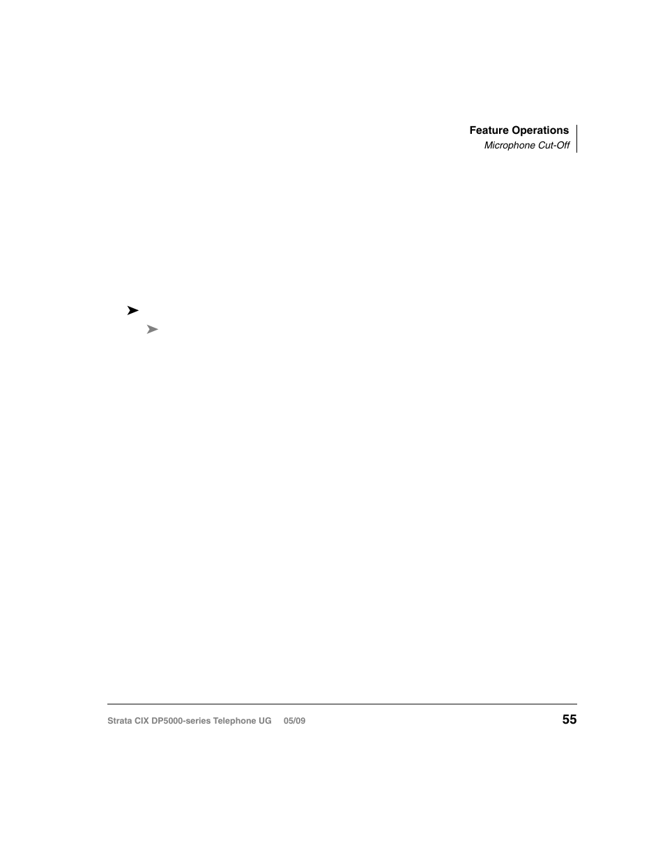 Microphone cut-off | Toshiba STRATA DP5000 User Manual | Page 71 / 142