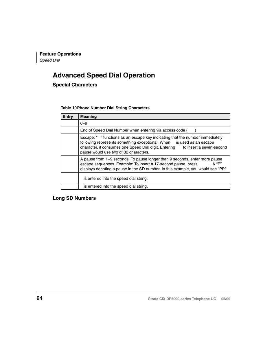 Advanced speed dial operation | Toshiba STRATA DP5000 User Manual | Page 80 / 142