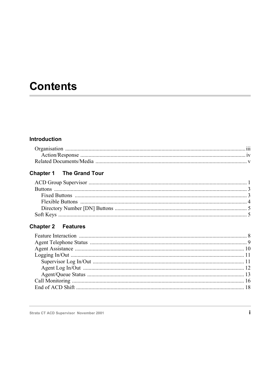 Toshiba Strata CT Digital Business Telephone Solutions User Manual | Page 3 / 41