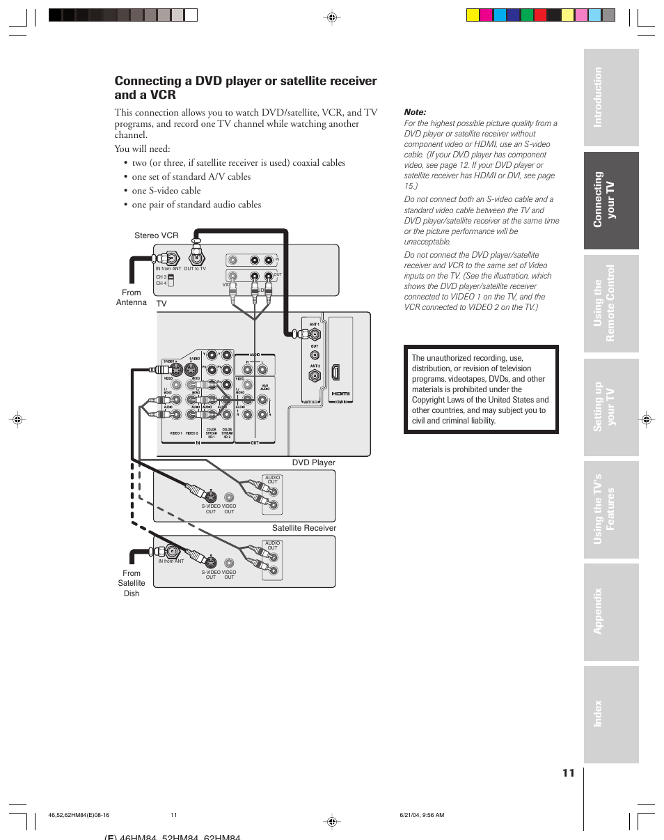 Toshiba CT-90159 User Manual | Page 11 / 68