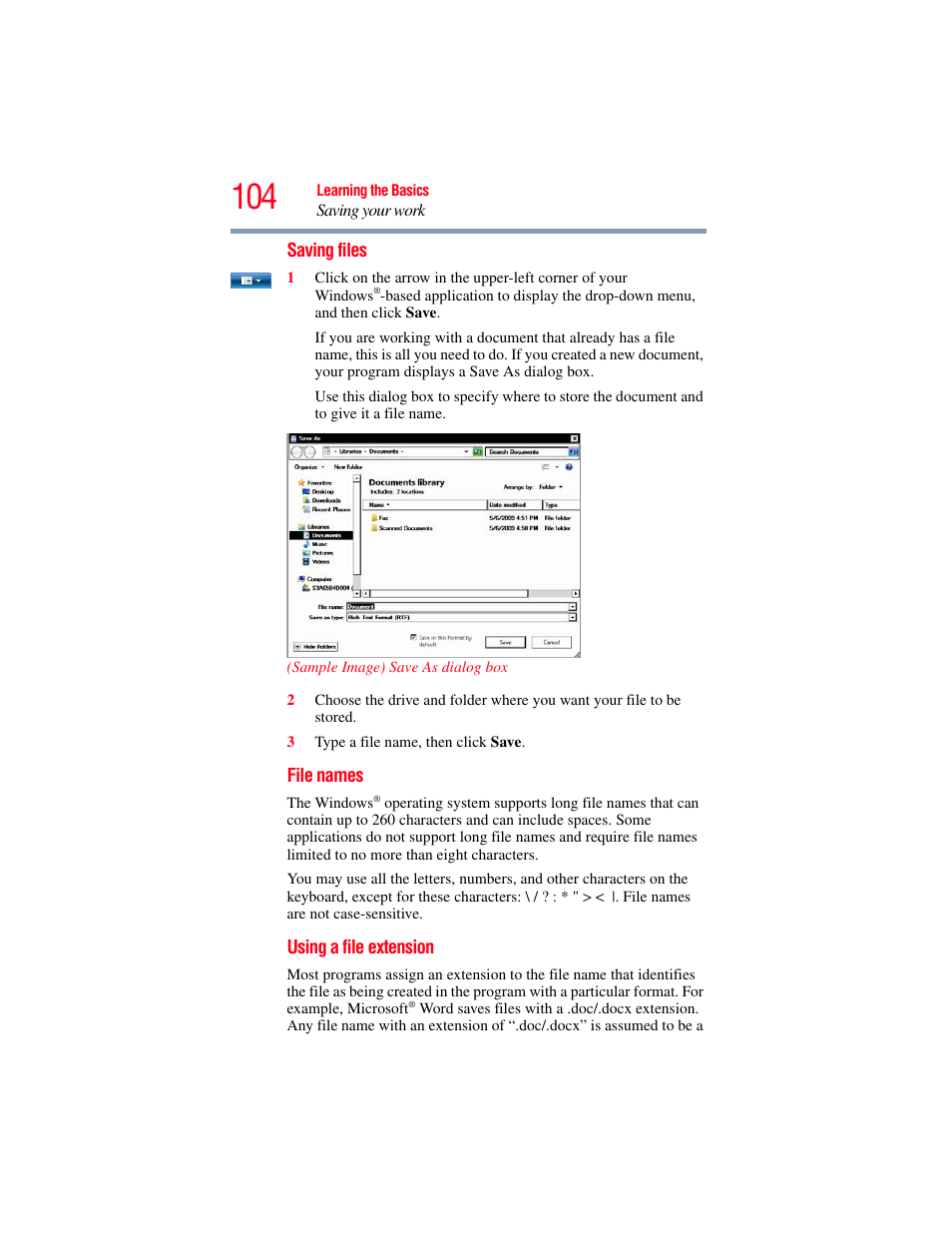 Toshiba PORTEGE R700 series User Manual | Page 104 / 246