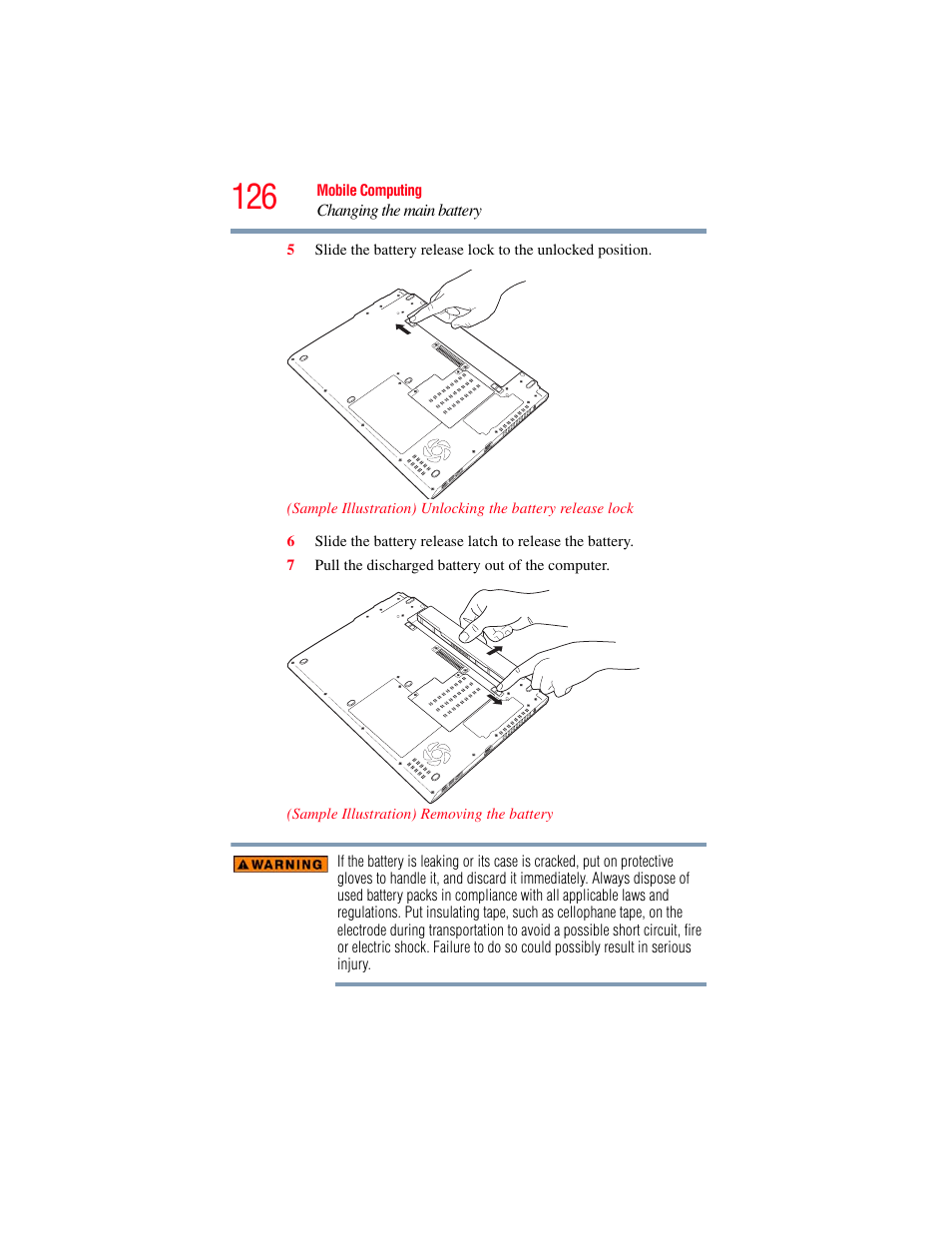 Toshiba PORTEGE R700 series User Manual | Page 126 / 246