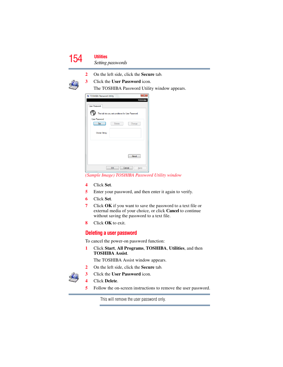 Toshiba PORTEGE R700 series User Manual | Page 154 / 246