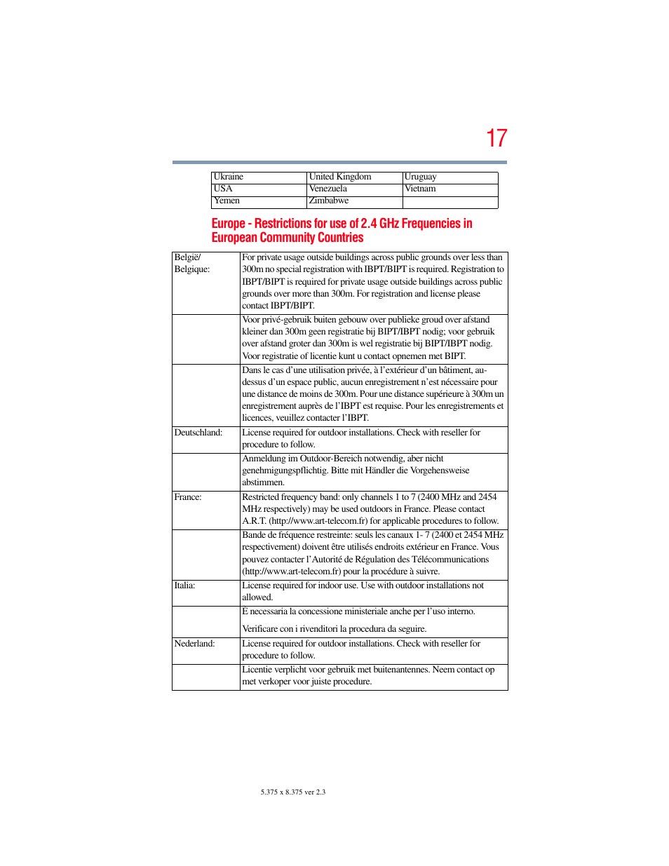 Toshiba PORTEGE R700 series User Manual | Page 17 / 246