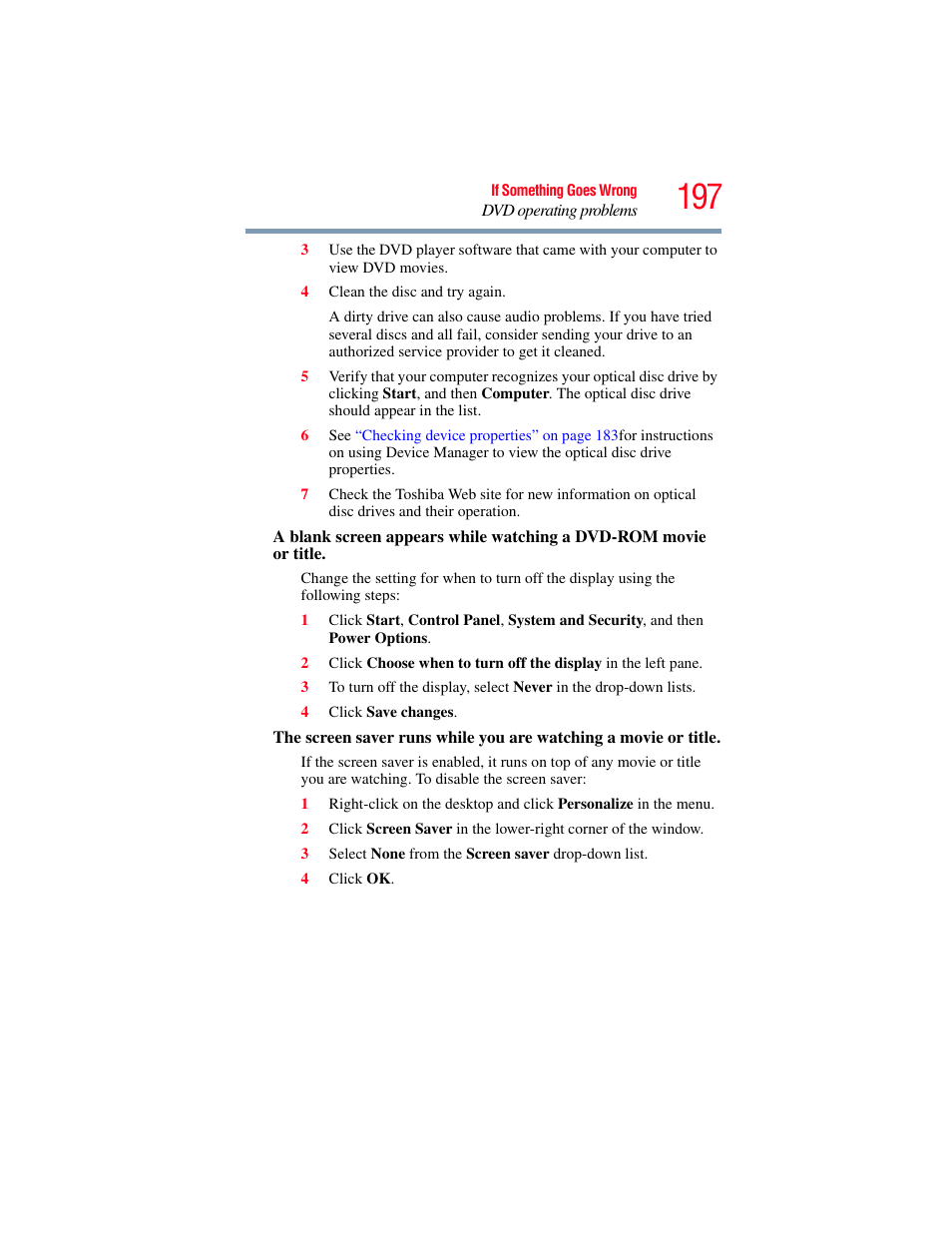 Toshiba PORTEGE R700 series User Manual | Page 197 / 246