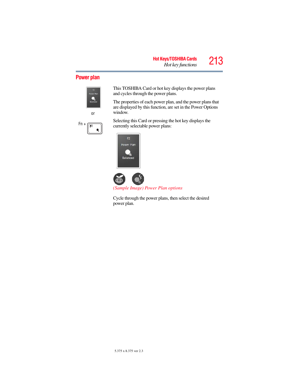 Power plan | Toshiba PORTEGE R700 series User Manual | Page 213 / 246