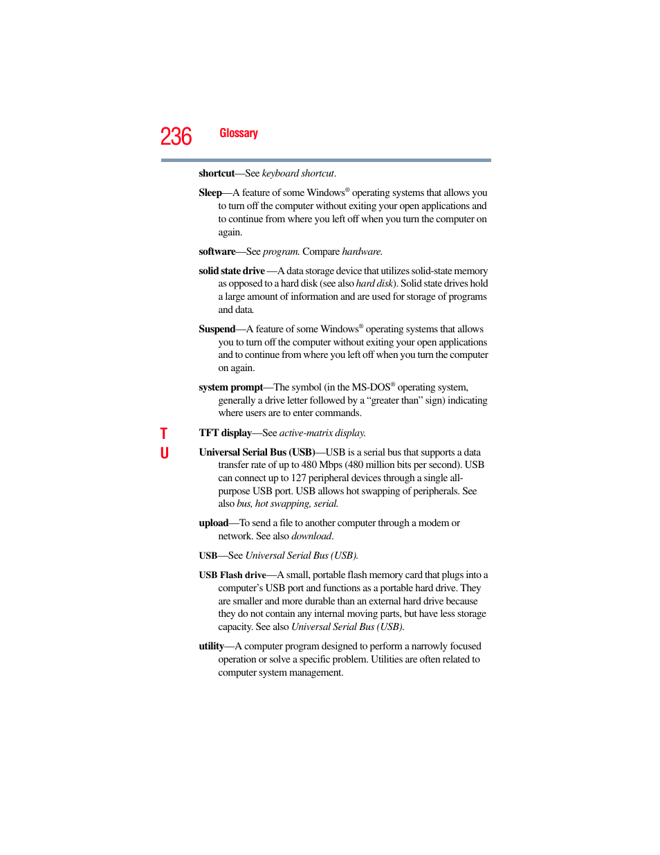 Toshiba PORTEGE R700 series User Manual | Page 236 / 246