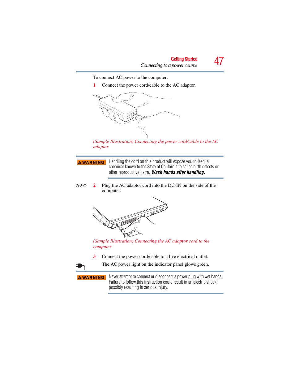 Toshiba PORTEGE R700 series User Manual | Page 47 / 246