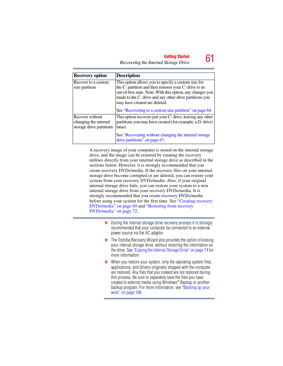 Toshiba PORTEGE R700 series User Manual | Page 61 / 246