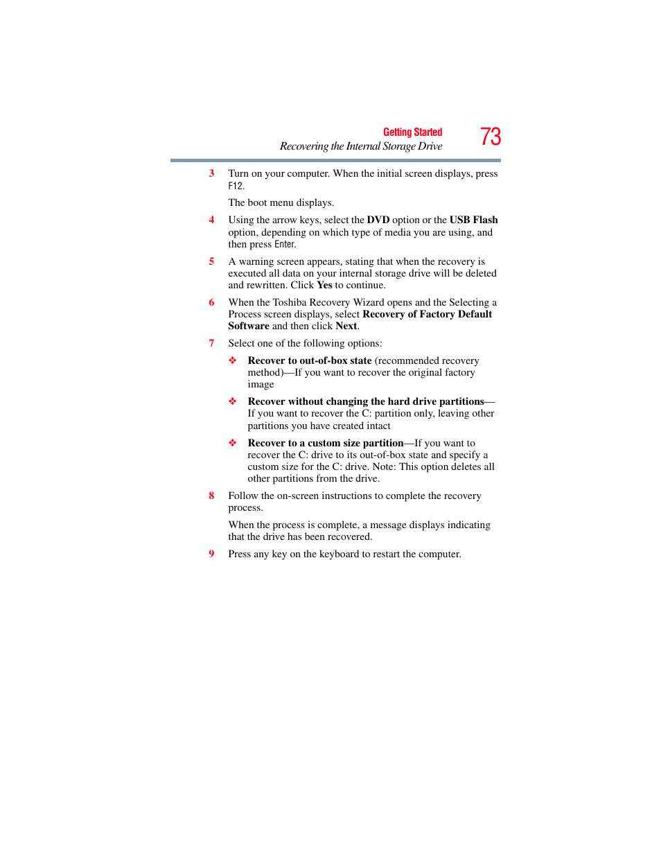 Toshiba PORTEGE R700 series User Manual | Page 73 / 246