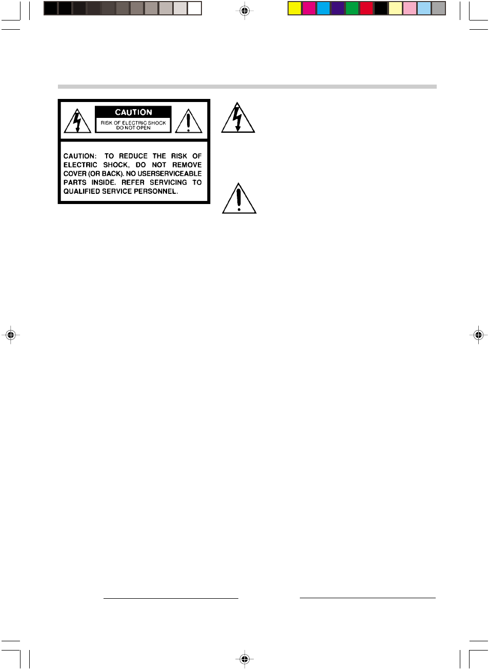 Safety precautions | Toshiba W-415 User Manual | Page 2 / 32