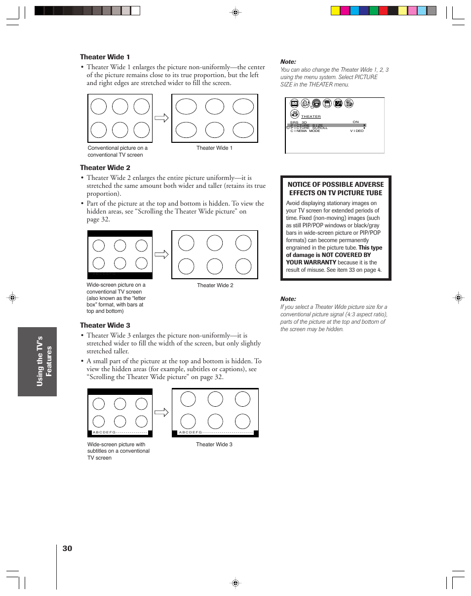 Toshiba 42H83 User Manual | Page 30 / 59