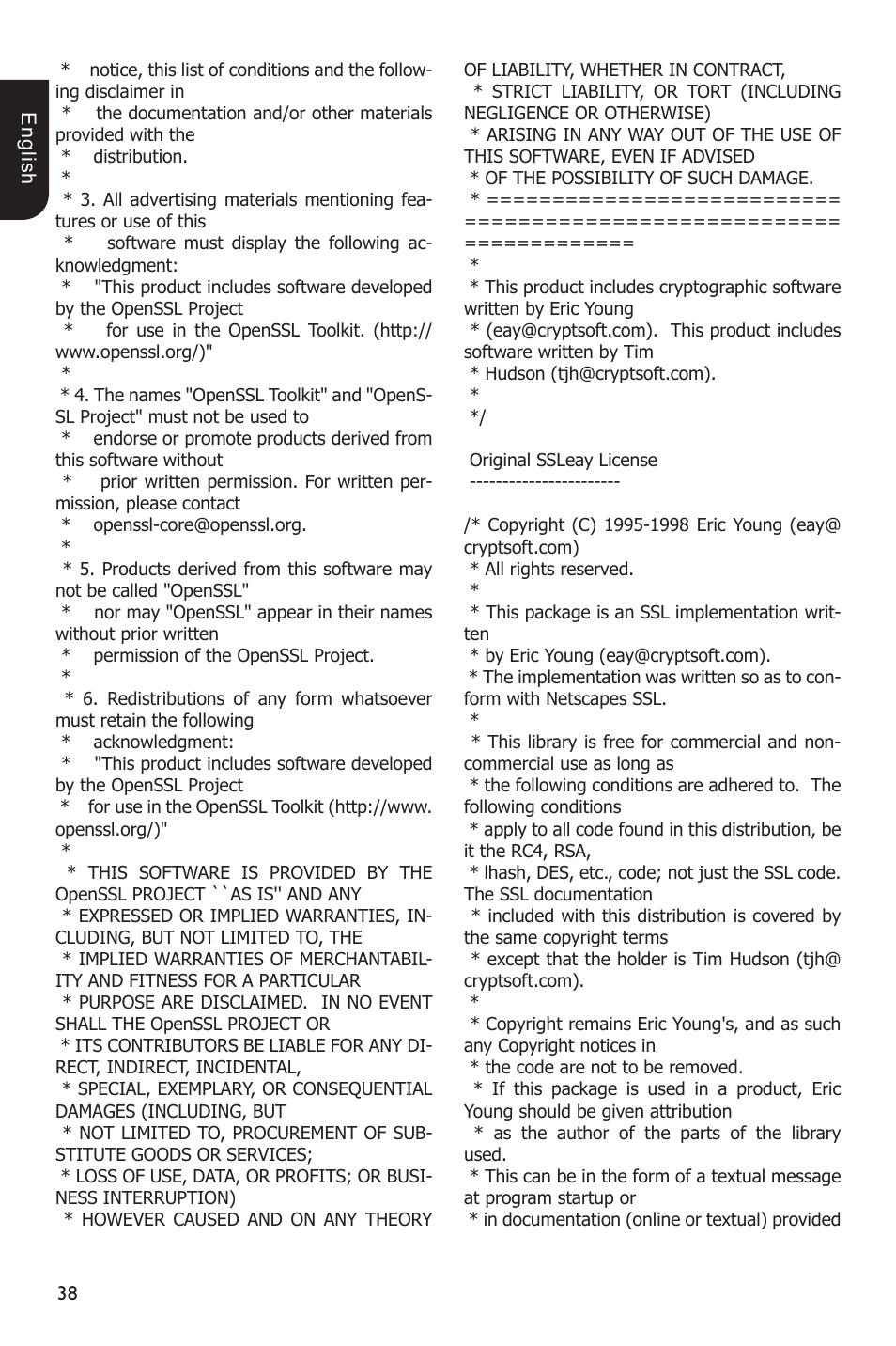 Toshiba Blu-Ray Disc Player BDX1200KU User Manual | Page 38 / 46