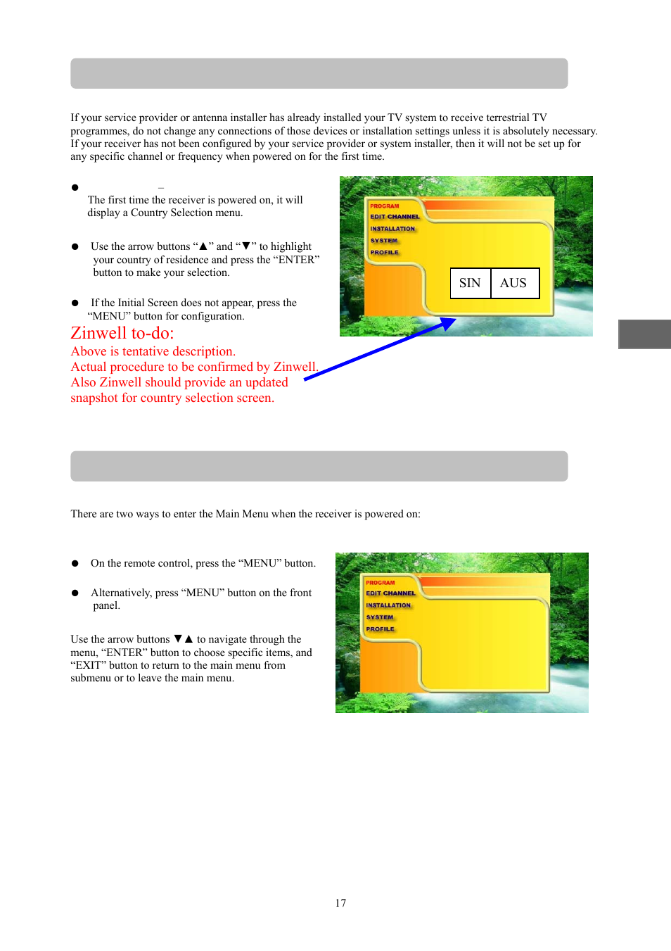 Zinwell to-do | Toshiba HD-S23 User Manual | Page 17 / 40